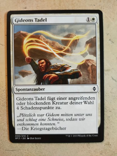 Gideons tadel mtg magic the - gideons,