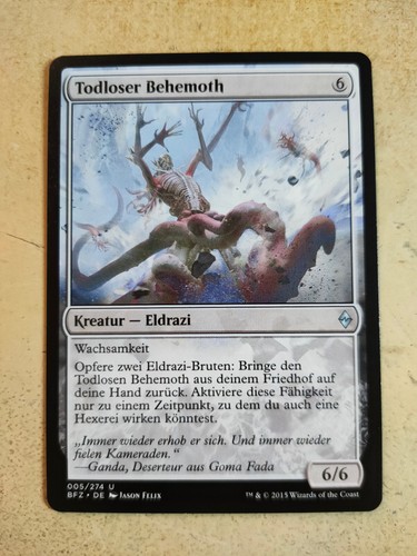 Todloser behemoth eldrazi - eldrazi, mtg