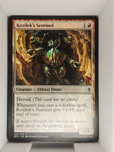 Kozilek sentinel 129 common - sentinel,