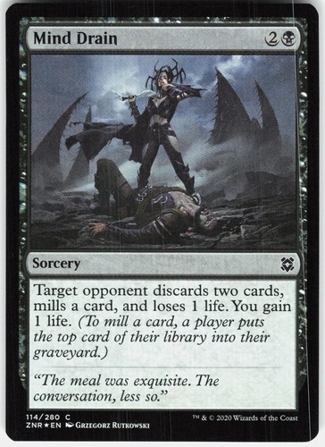 Mind drain common - common, zendikar